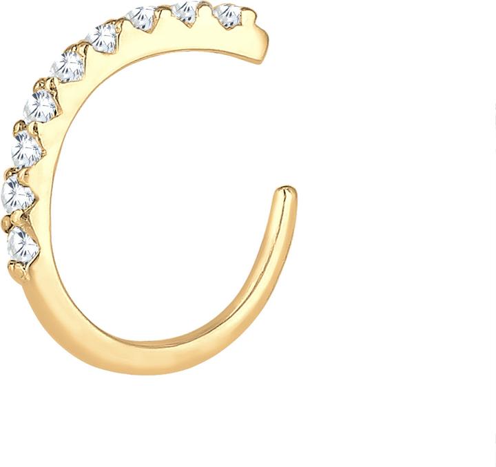Actual product image Elli Single Earcuff Zirkona Kristalle (Sterling Silver)