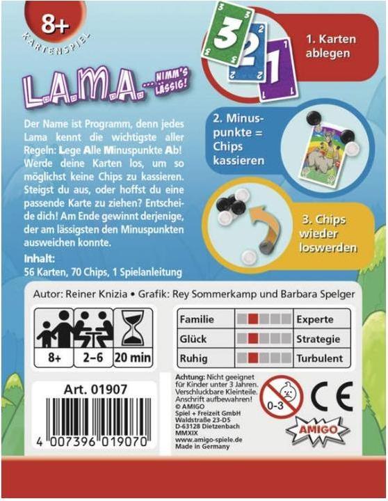 Actual product image Amigo llama (German)