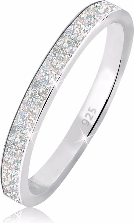 Produktbild Elli Bandring mit Emaille glitzernd (52, 925 Silber)