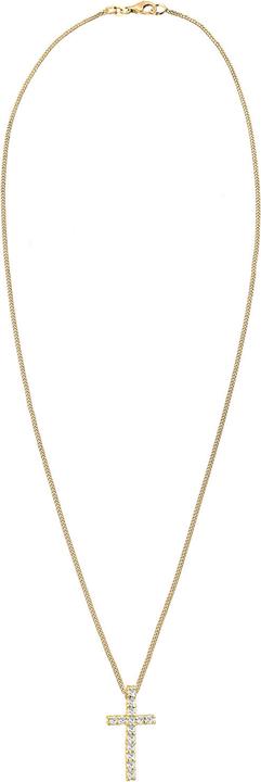 Produktbild Elli mit Kreuz-Anhänger verziert mit Kristallen (Sterling Silber, 45 cm)