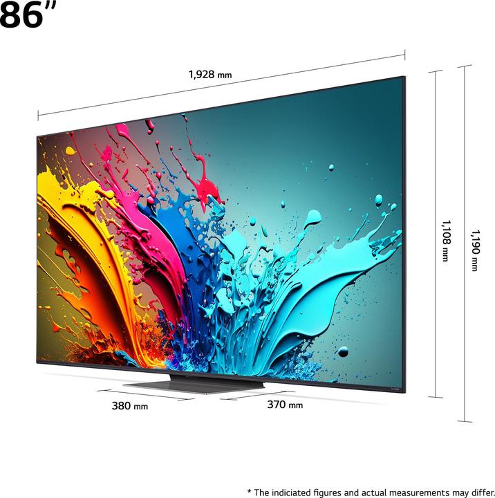Actual product image LG 86QNED866RE (86", QNED86, QNED, UHD, 2023)