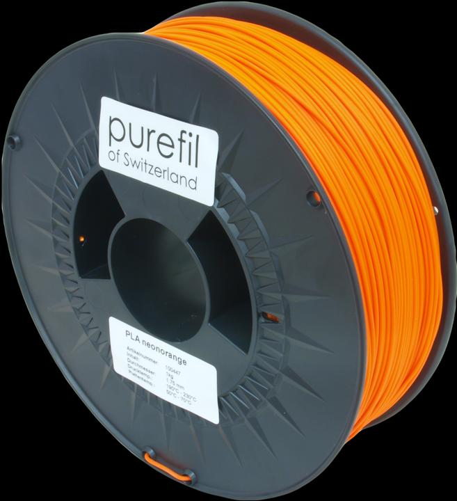 Actual product image Purefil Parliament (PLA, 1.75 mm, 1000 g, Orange)