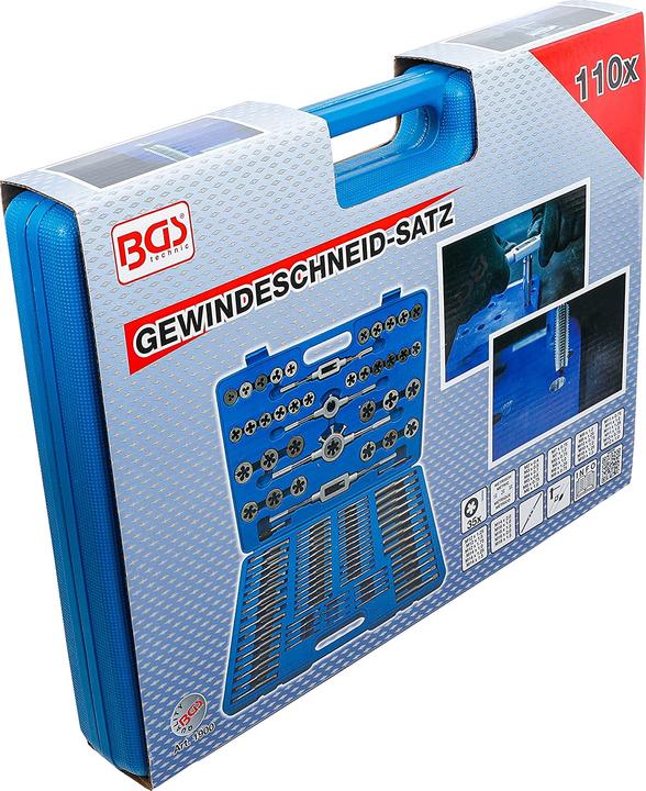 Image du produit BGS Jeu de tarauds M2-M18 110 pièces