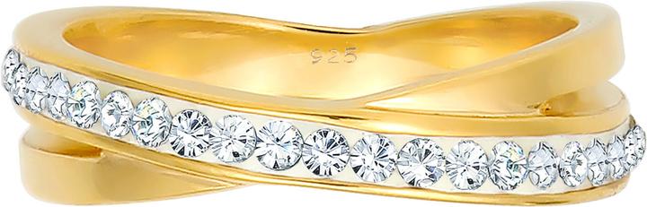 Actual product image Elli Wickelring mit Kristallen (58, 925 Silver)