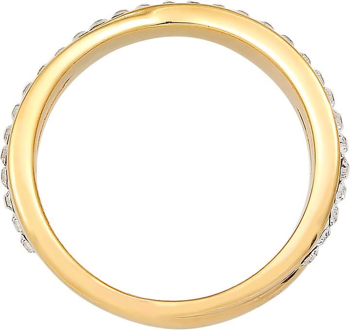 Actual product image Elli Wickelring mit Kristallen (58, 925 Silver)