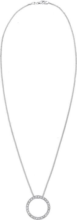 Actual product image Elli mit Kreis-Anhänger verziert mit Kristallen (Sterling Silver, 45 cm)