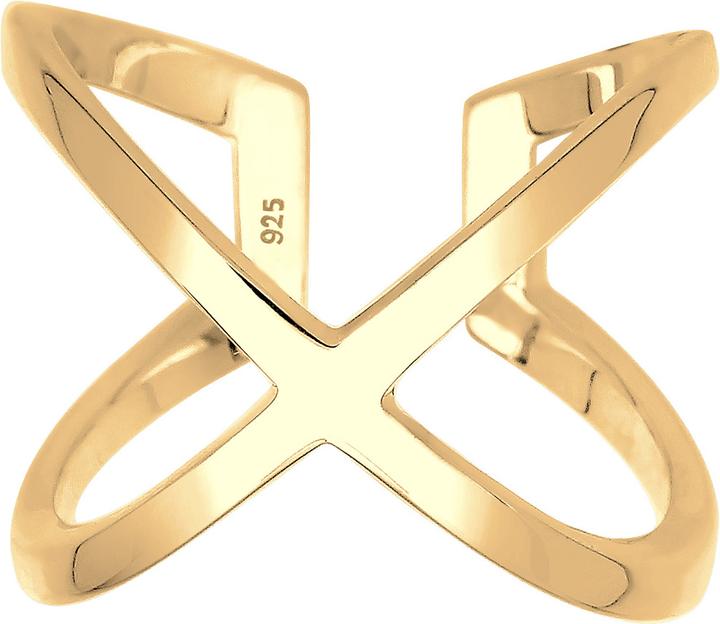 Actual product image Elli Kreuz Design Verstellbar (54, 925 Silver)
