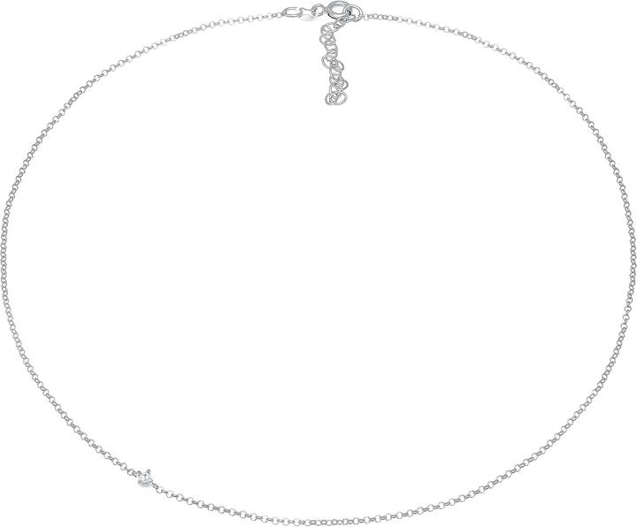 Produktbild Elli Choker Erbskette mit Zirkonia Kristall (Sterling Silber, 36 cm)