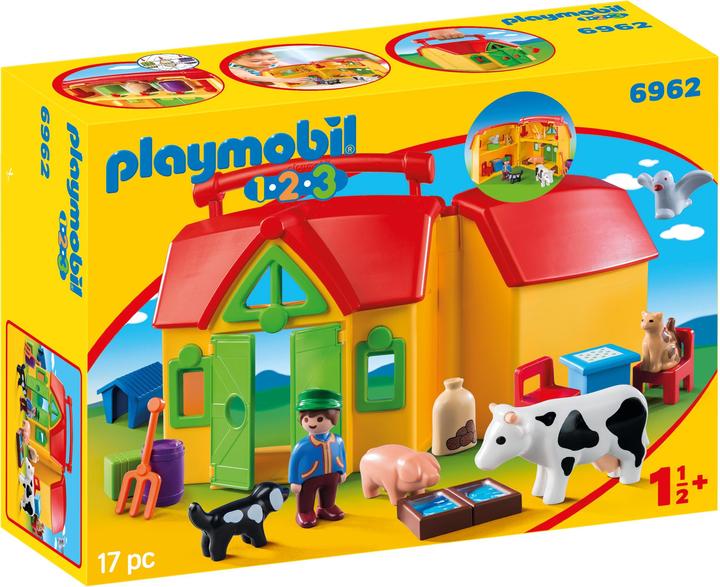 Playmobil La mia fattoria da asporto (6962, Playmobil 1.2.3)