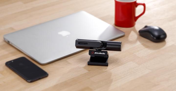 Produktbild AVerMedia PW513 Webcam 8 MP 3840 x 2160 Pixel USB-C Schwarz (8 Mpx)