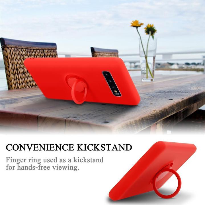 Actual product image Cadorabo TPU Liquid Ring Silicone Case Cover (Samsung Galaxy S10+)