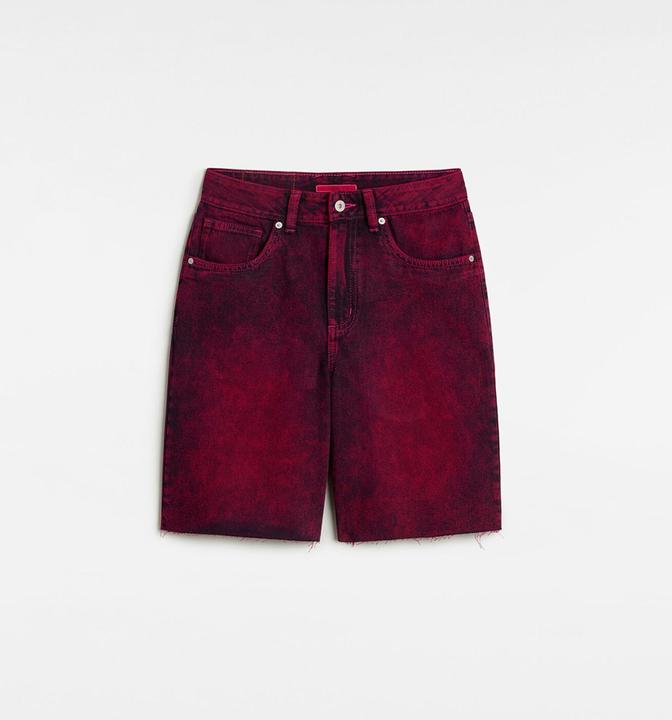 Actual product image Vans Sirelle Over-Dyed Cut-Off Jorts CHERRIES JUBILEE (32)