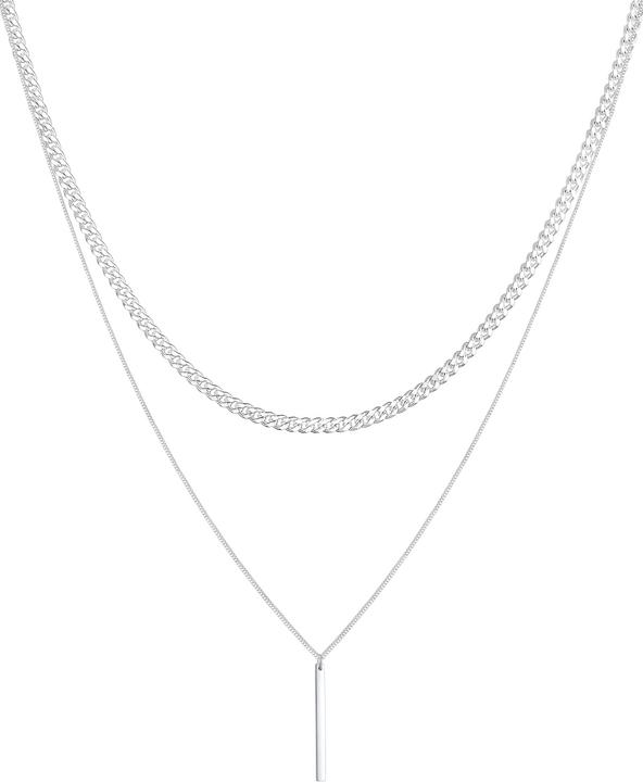 Produktbild Elli 2-lagige Panzerkette (Sterling Silber, 40 cm)