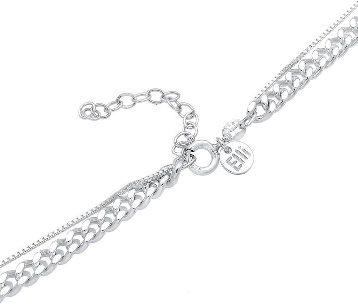 Produktbild Elli 2-lagige Panzerkette (Sterling Silber, 40 cm)