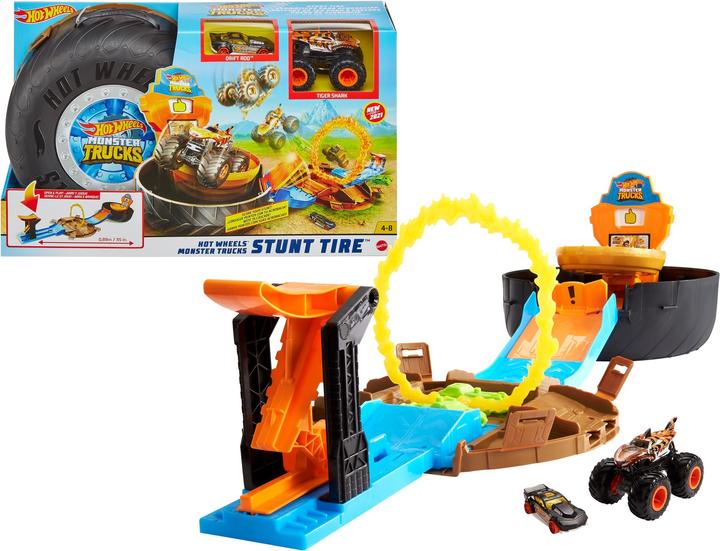 Immagine prodotto Hot Wheels Monster Trucks - Set di gioco con pneumatici acrobatici