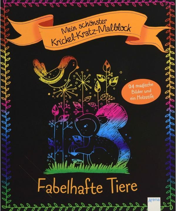 Image du produit Arena Mon plus beau bloc de coloriage Scratchy Scratch