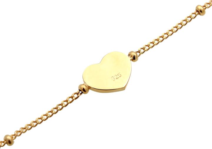 Actual product image Elli Fusskette Herzchen Kugelkette (Sterling Silver, 22 cm)