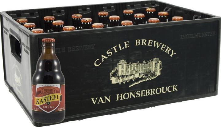 Actual product image Kasteel The Donker is a sweet and flavourful craft dark beer, round and creamy. It keeps for several (24 x 33 cl)