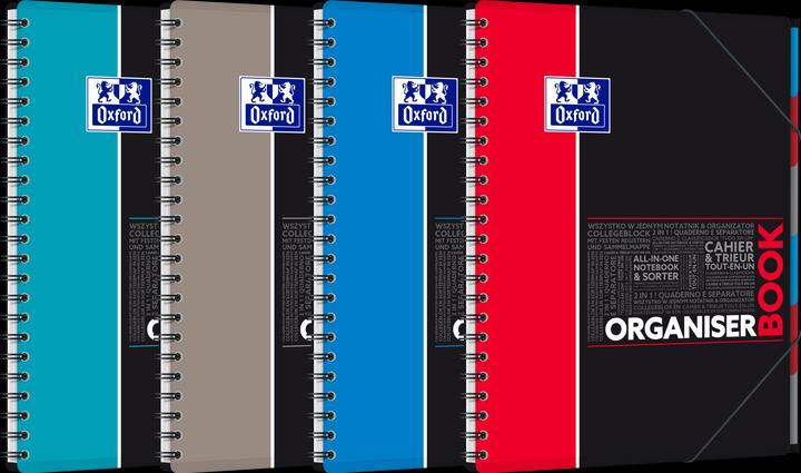 Immagine prodotto Oxford Taccuino del collegio di studio Organiserbook (A4+, Righe, Nessuna rilegatura)