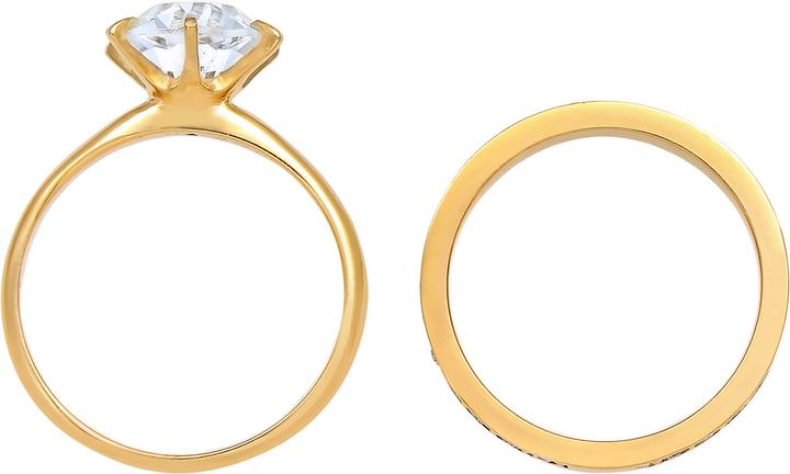 Image du produit Elli 2er Set verziert mit Kristallen (50, Argent 925)