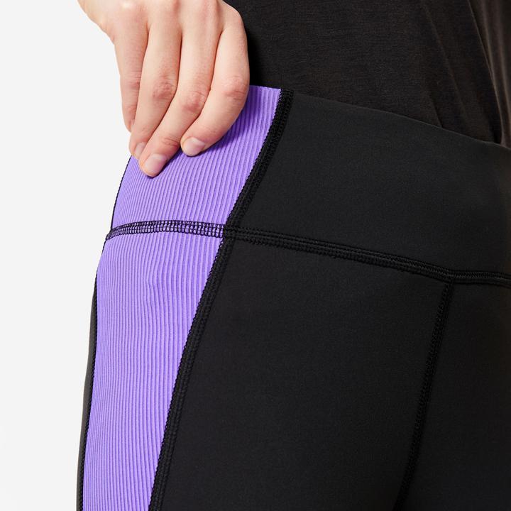 Actual product image Decathlon Leggings kids - S900 black (6, 7, 8)