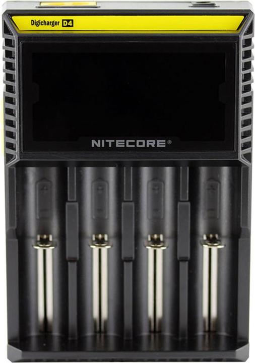 Actual product image Nitecore Digicharger D4EU - EU version (1 pcs., RCR123A, AA, AAA, C, Chargers without battery)