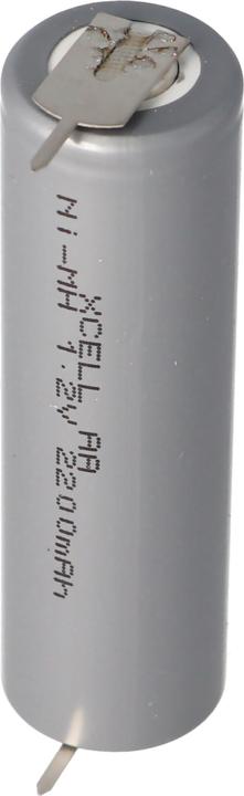 Actual product image AccuCell Akku HHR2200 Mignon AA Zelle mit 1-er Print (1 pcs., AA, 2200 mAh)