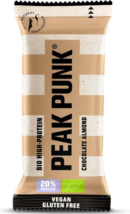 Produktbild Peak Punk Bio High-Protein Bar - Chocolate Almond 55g (Mandel, 1 Stk., 660 g)