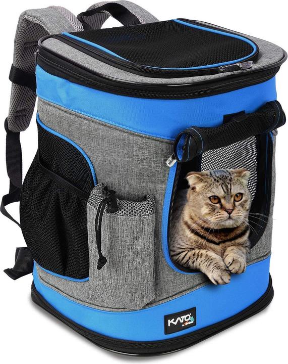 Image du produit Kato Tirrinia Sac à dos pour animaux de compagnie (bleu) (Chat, Lavable, Pliable)