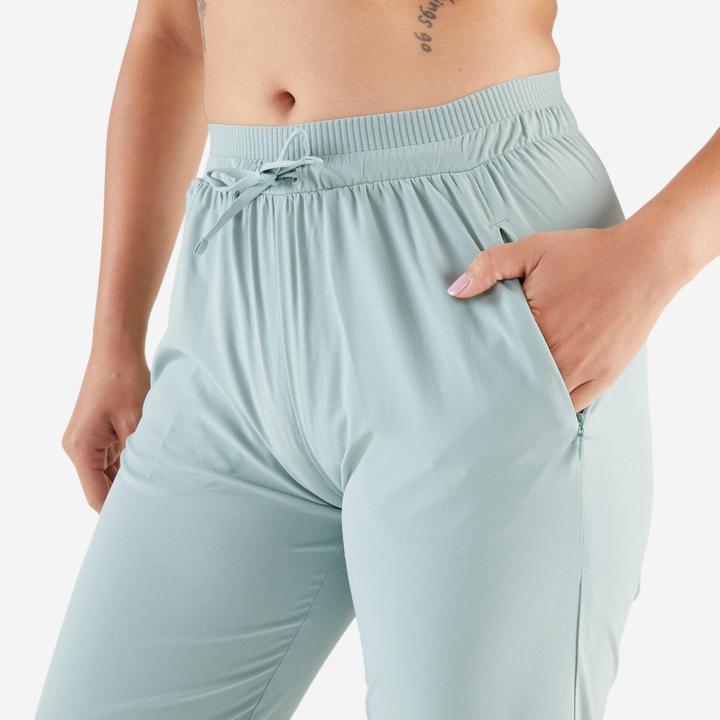 Immagine prodotto Kalenji Women's Running Breathable Trousers-Kiprun Run 500 Dry-Green (W35)
