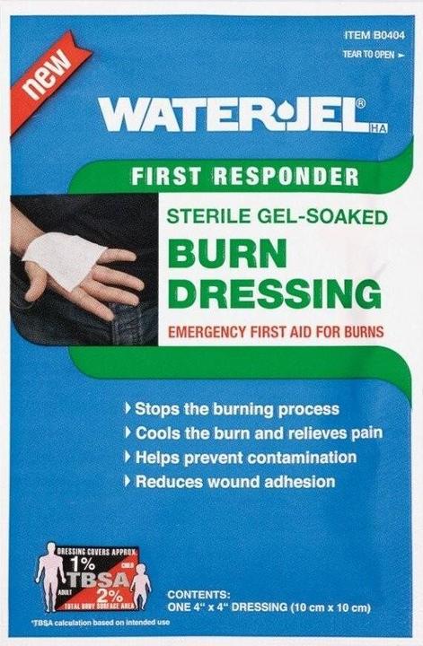 WaterJel HA First Responder Kompresse 10x10cm