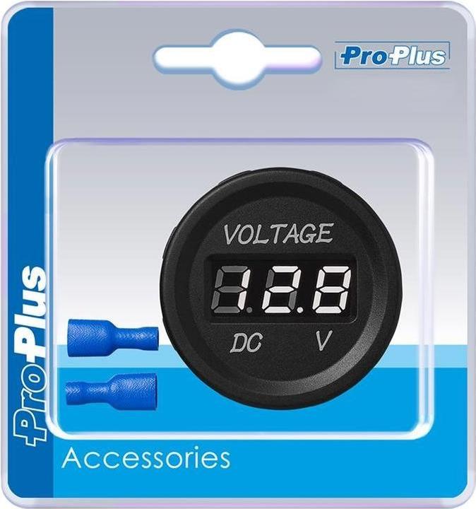 Produktbild ProPlus Einbau-Voltmeter digital 6-30V im Blister