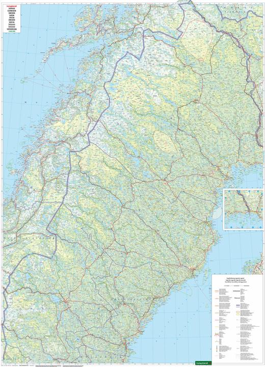 Produktbild Freytag & Berndt Autokarte Schweden