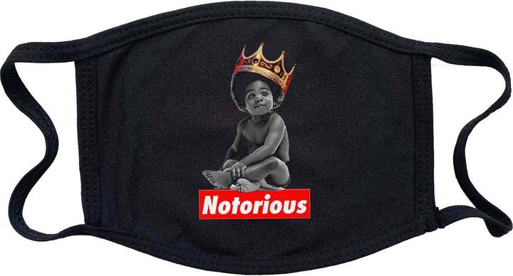Biggie Smalls Notorious Baby Mundund Nasenschutzmaske