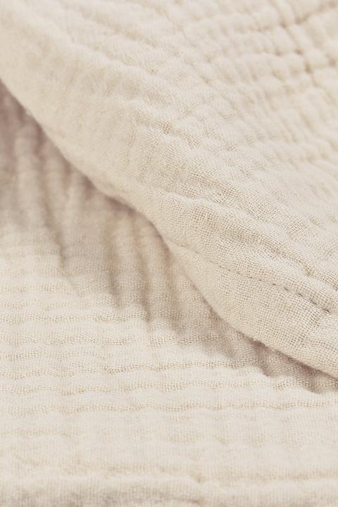 Produktbild Meyco Baby Uni kinderbettlaken - pre-washed musselin - soft sand - 100x150cm