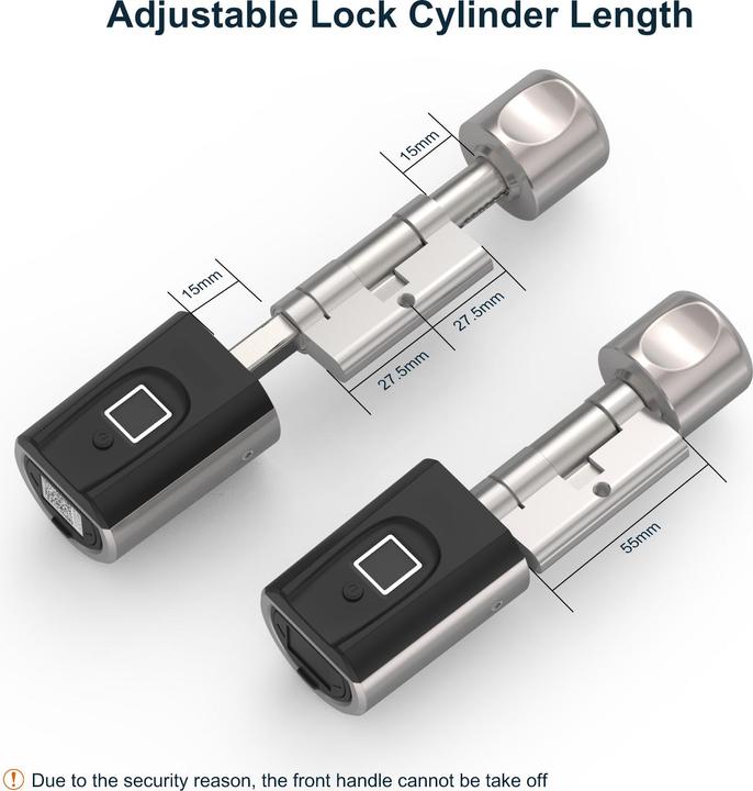 Produktbild Welock SECBN51 (Bluetooth, Smartphone, Schlüsselkarte, Fingerabdruck)