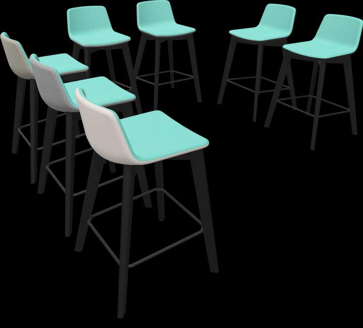 Actual product image Narbutas Twist & Sit Bar Stool