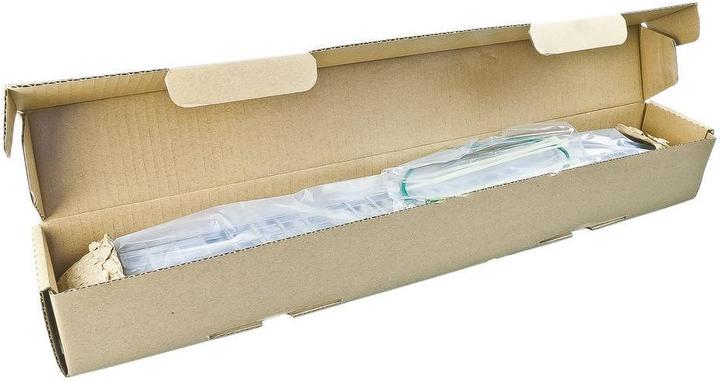 Actual product image Wirewin 48-port 1RU 19" patch panel, angled 0/45
