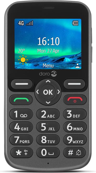 Actual product image Doro 5861 (2.8 inch) graphite (2.80", 2 Mpx, 4G)