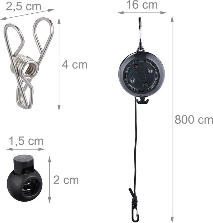 Actual product image Relaxdays Wäscheleine (7.85 m)