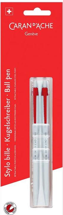 Image du produit Caran d'Ache 825 Kugelschreiber im Blister (Rouge, 2 x)