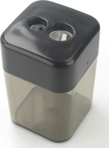Office Depot Box double sharpener black plastic