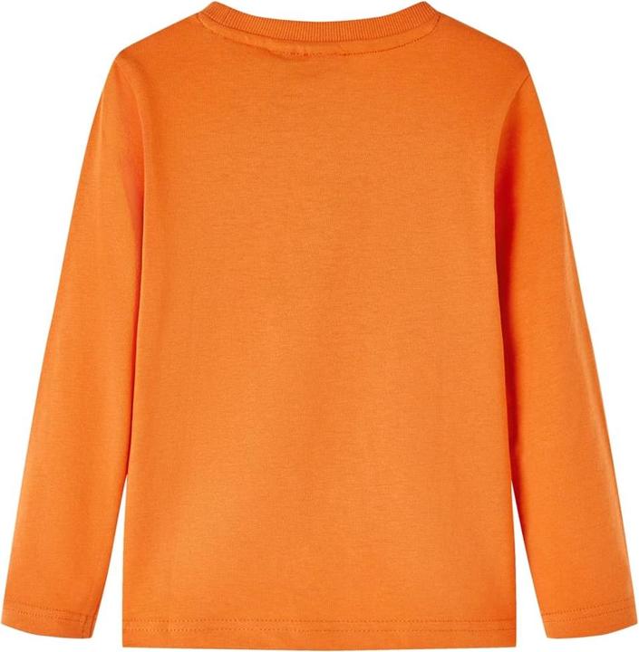 Produktbild VidaXL Kinder-Langarmshirt Dunkelorange 128,Material: 100 (128)