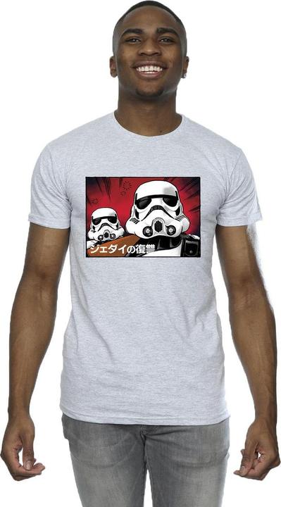 Immagine prodotto Star Wars Stormtrooper Japanese Maglietta Uomo (4XL)