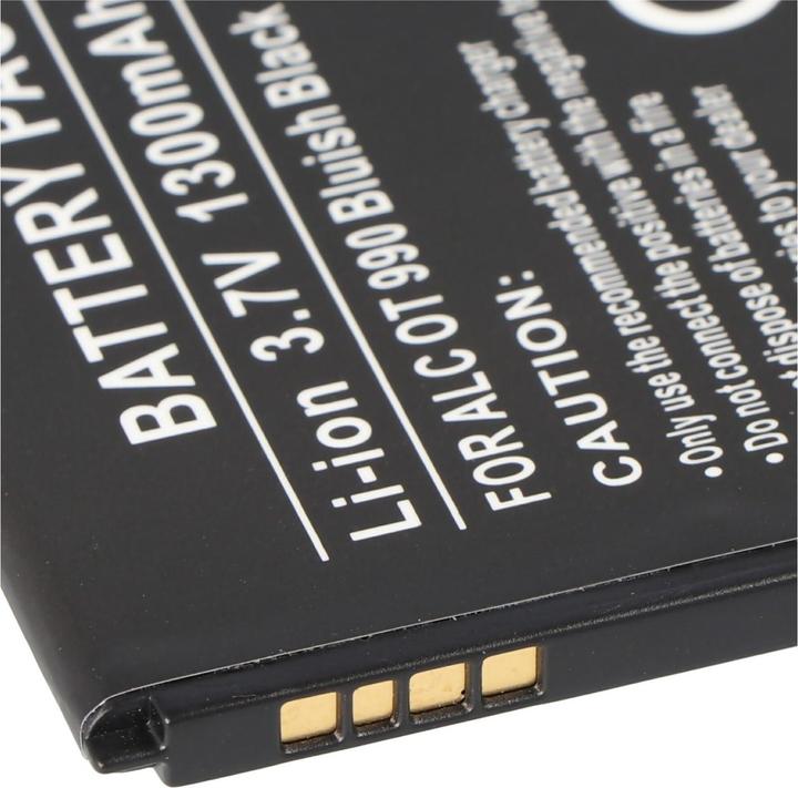 Actual product image Alcatel AkkuOne Touch 918D Akku CAB32A0001C1, CAB31P0000C2, CAB31P0000C1, BY71, TLIB37A