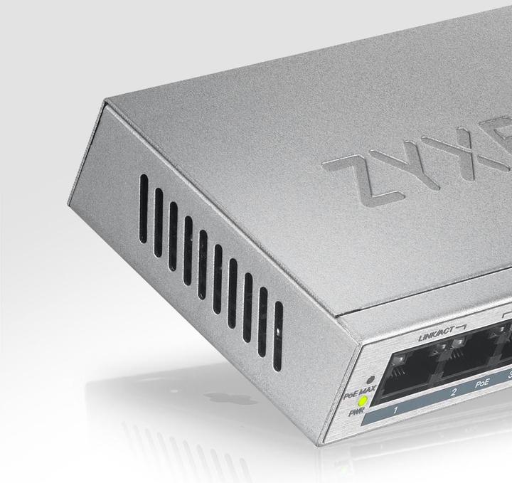 Immagine prodotto Zyxel Switch GS1005-HP (GS1005HP-EU0101F) (5 Porti)