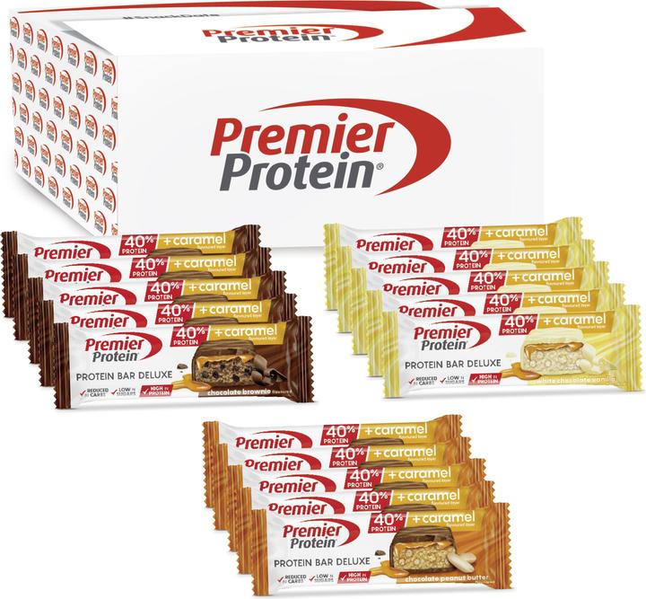 Image du produit Premier Protein Deluxe (Arachide, Chocolat, 15 pcs, 750 g)