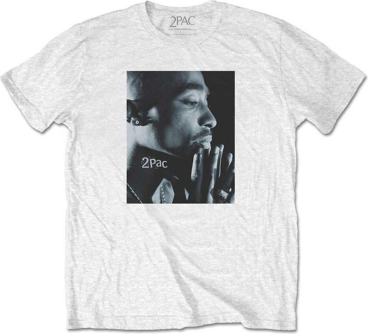 Tupac Shakur Unisex Adult Changes Side Photo T-Shirt (S)