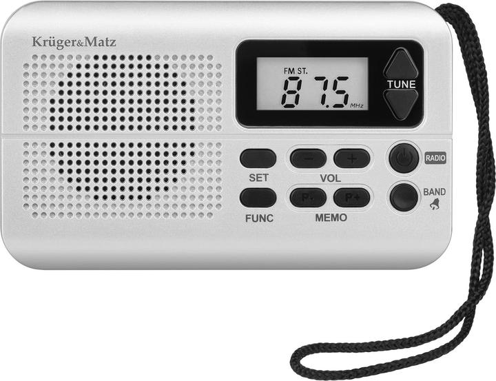 Produktbild Krüger&Matz KM 819 Portable radio, light gray (AM)