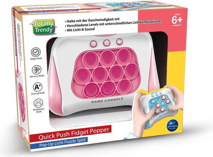 Image du produit Totally Tech Totally Trendy Push Fidget Popper rose